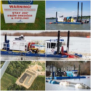 Lake Dredging Barges